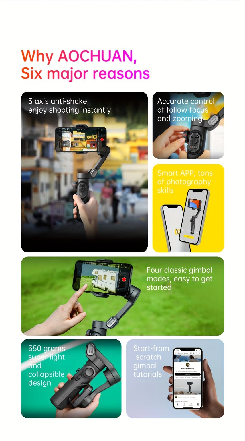 Pro Vlog Stabilizer
